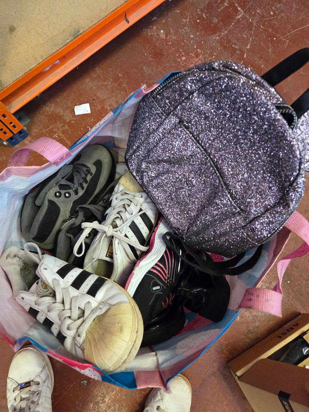 Lot 108 – An Assortment of Footwear and Fashion Accessories Including Adidas Superstar Sneakers