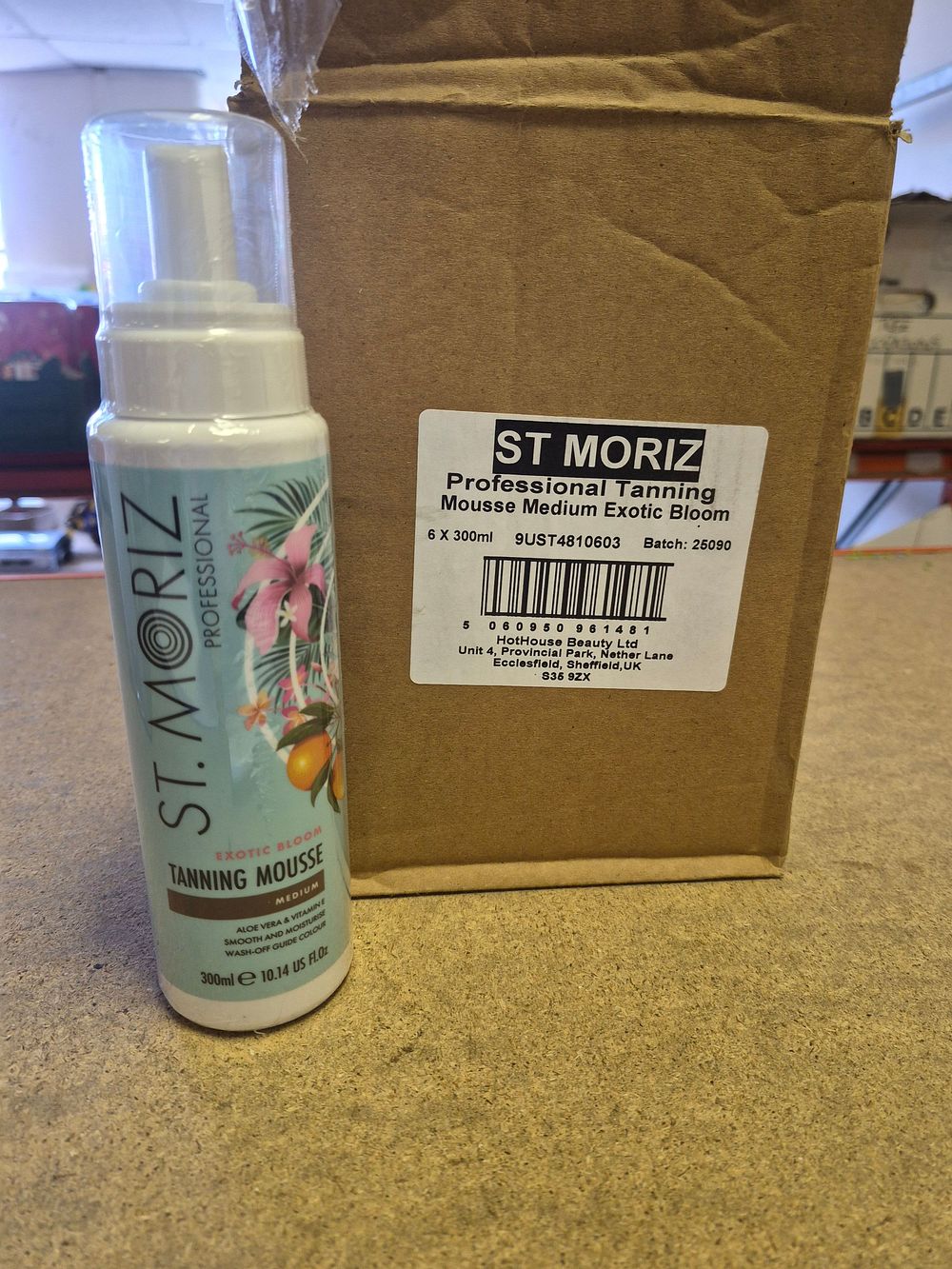 Lot 170 – 6 St Moriz Professional Exotic Bloom Tanning Mousse medium