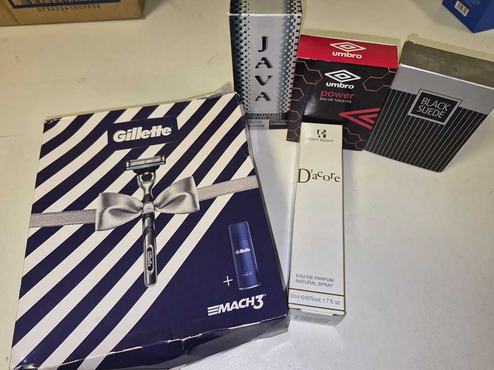 Lot 230 – An Assortment of Men’s Boxed Fragrances and Gillette Mach3 Shaving Gift Set