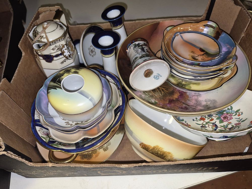 Lot 277 – An Assortment of Japanese Porcelain and Decorative Wares Including Noritake