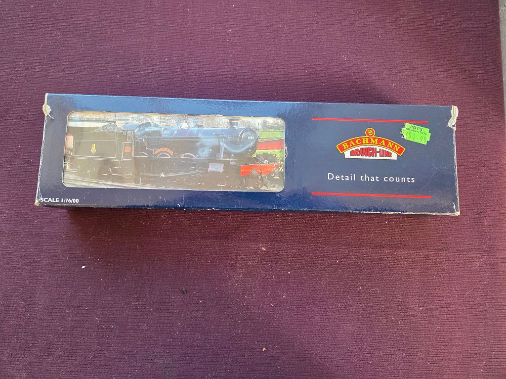 Lot 134 – Bachmann Branch-Line 31-776 Modified Hall 7915 Mere Hall Locomotive and Tender boxed