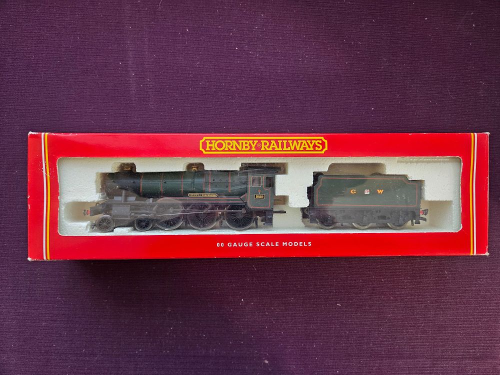 Lot 135 – Hornby Railways R2085 GWR County of Worcester 1000 Class 4-6-0 Locomotive and Tender boxed