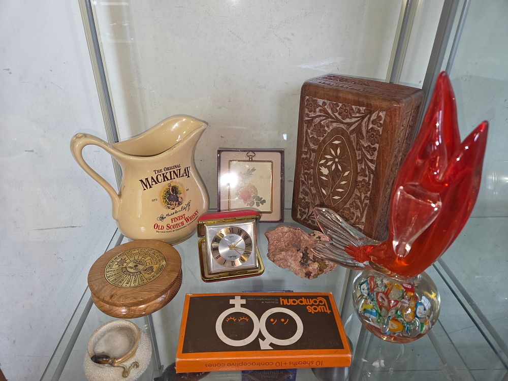Lot 637 – A Group of Miscellaneous Collectables and Curiosities Including Mackinlay’s Advertising Jug