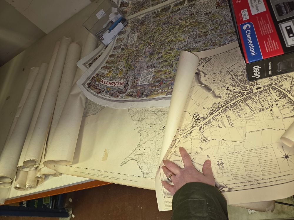 Lot 303 – A Collection of West Yorkshire Maps and Plans Including The Metropolitan Borough of Alderdale and Plan of Wakefield