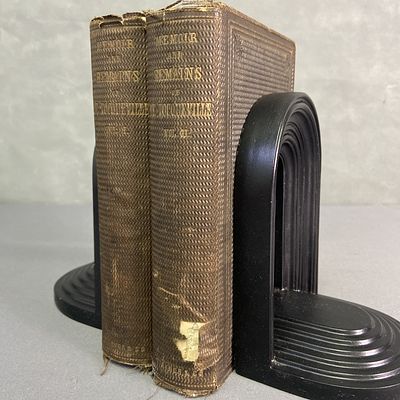Antique Books Letters of De Tocqueville Set of 2 Memoir, Letters, and Remains of Alexis de 