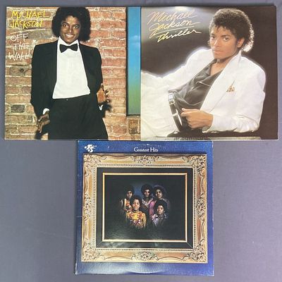 Vinyl Records Michael Jackson & Jackson 5 Thriller, Epic Records BL 38112, 1982, gatefold. 