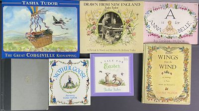 Tasha Tudor Books Set of Seven Wings from the Wind, published by JB Lippincott, 1964, first 