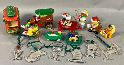 Christmas Ornaments, including Peanuts, Hallmark, Looney Tunes, Garfield, and Dr. Seuss. The 