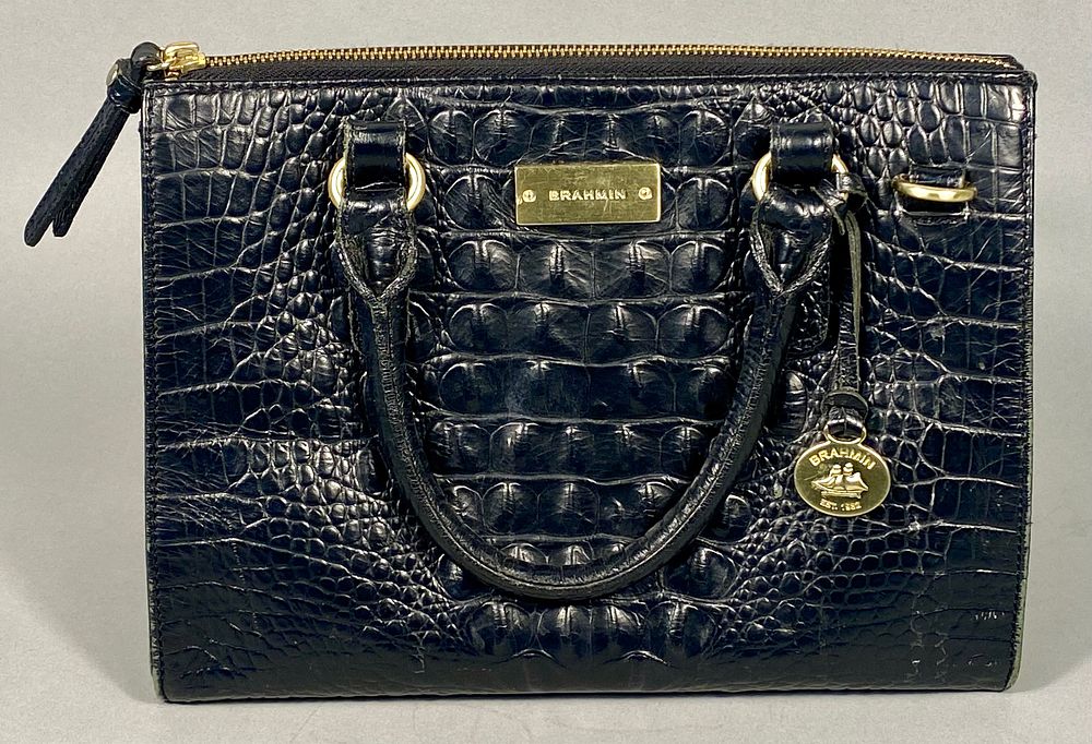 Brahmin Anywhere Convertible Melbourne Embossed Leather Satchel. A Brahmin Anywhere Convertible 