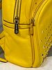 A Michael Kors Yellow 'Erin' Small Studded Backpack. A Michael Kors 'Erin' Small Studded Image - 3