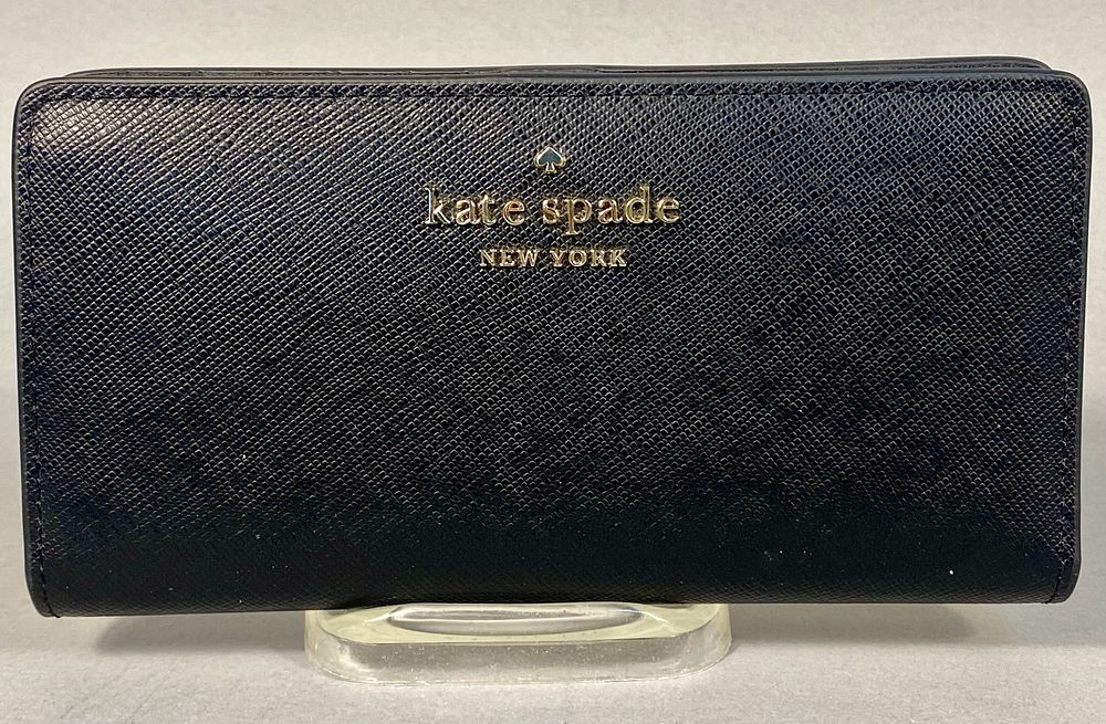 Kate Spade New York Staci Large Slim Bifold Wallet, Black. Kate Spade New York Staci Large Slim 