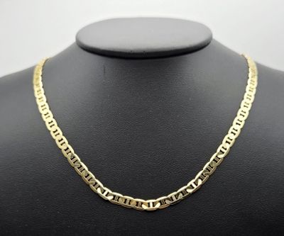 14K Yellow Gold Chain Necklace 16.78 Grams. Necklace Measures 17"