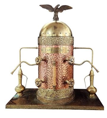 Gaggia ABC Copper and Brass Espresso Machine. A Gaggia ABC model espresso and cappuccino machine 