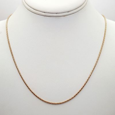 18K Gold Link Chain Necklace 4.6 Grams. This necklace is crafted from 18K yellow gold and 