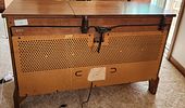 General Electric Model A318 Mid-Century Stereo Console. This General Electric Model A318 stereo Image - 6