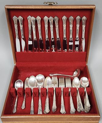 State House Sterling Flatware 80.14 Ounces. State House "Stately" sterling silver service for 12 