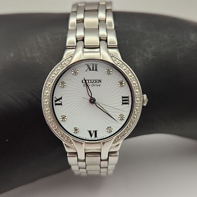Citizen Eco-Drive Bella Stainless Steel Watch #E031-S083168. A Citizen Eco-Drive Bella stainless 