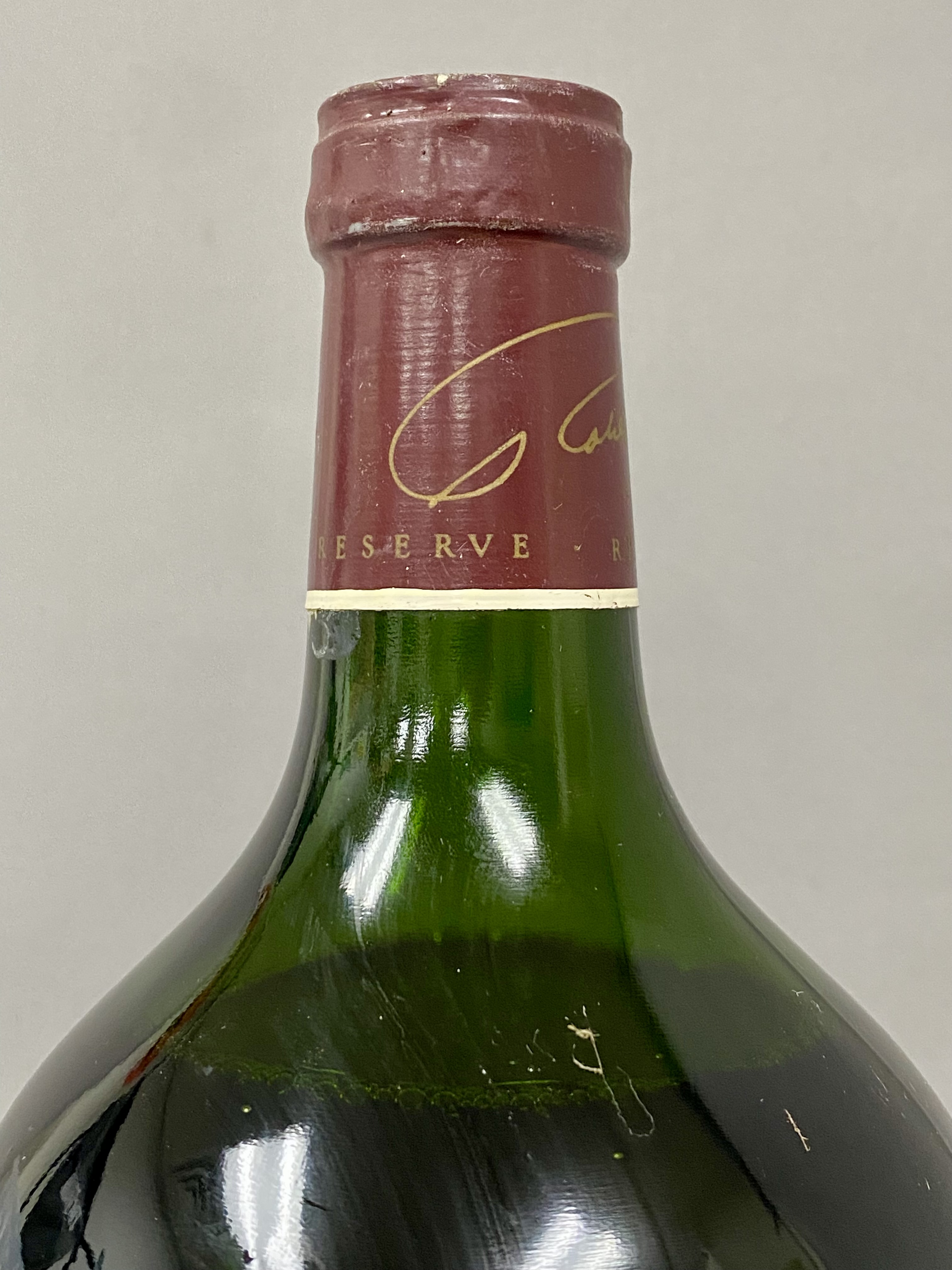 1987 Robert Mondavi Cabernet Reserve 3L Signed by Tim Mondavi
