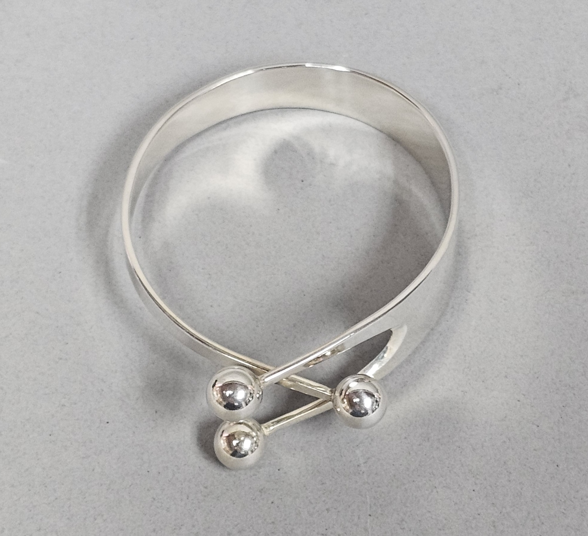 Anna Greta Eker Sterling Sphere Bracelet 49.4 Grams