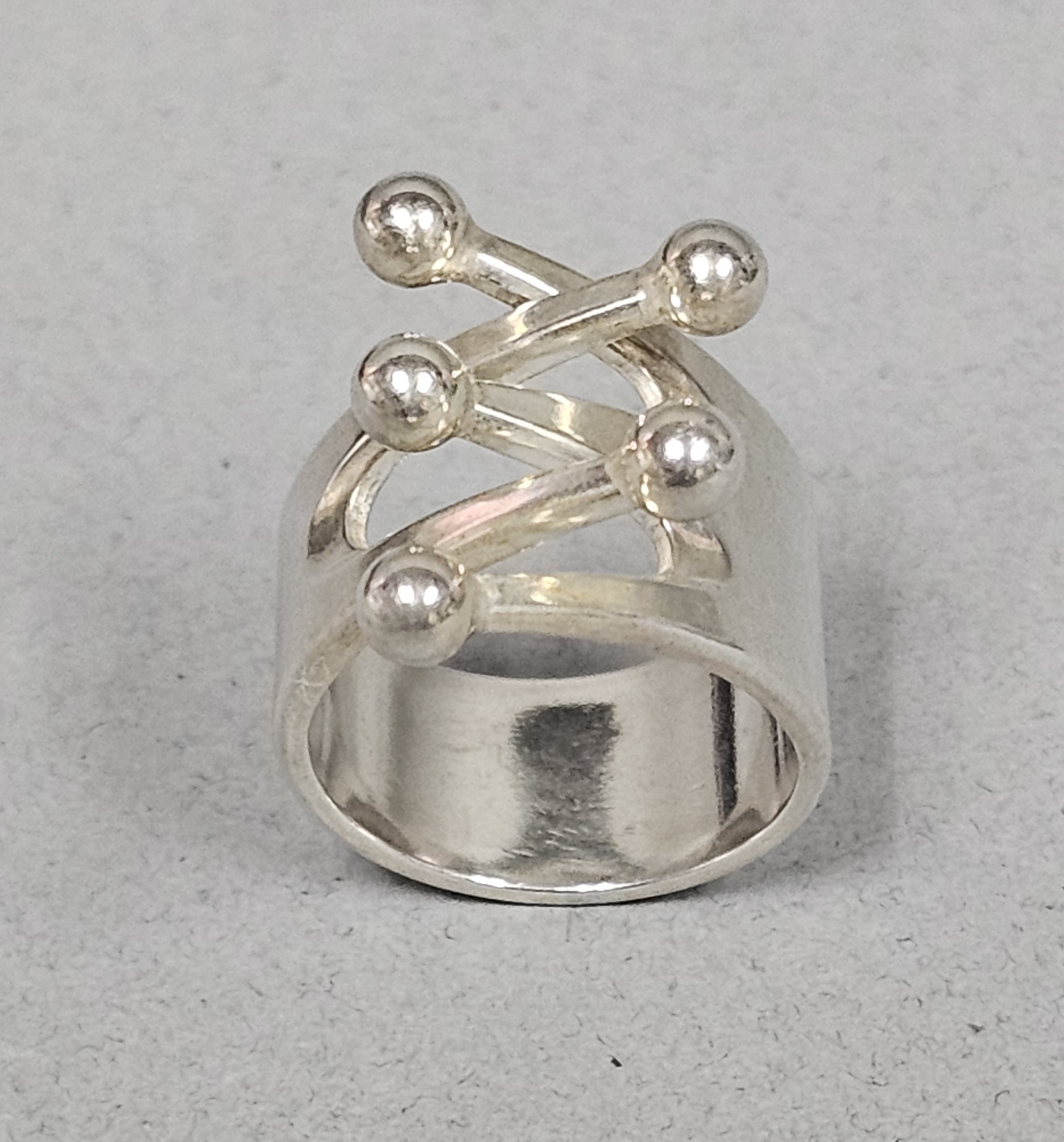 Anna-Greta Eker Sterling Silver Ring 9.3 Grams