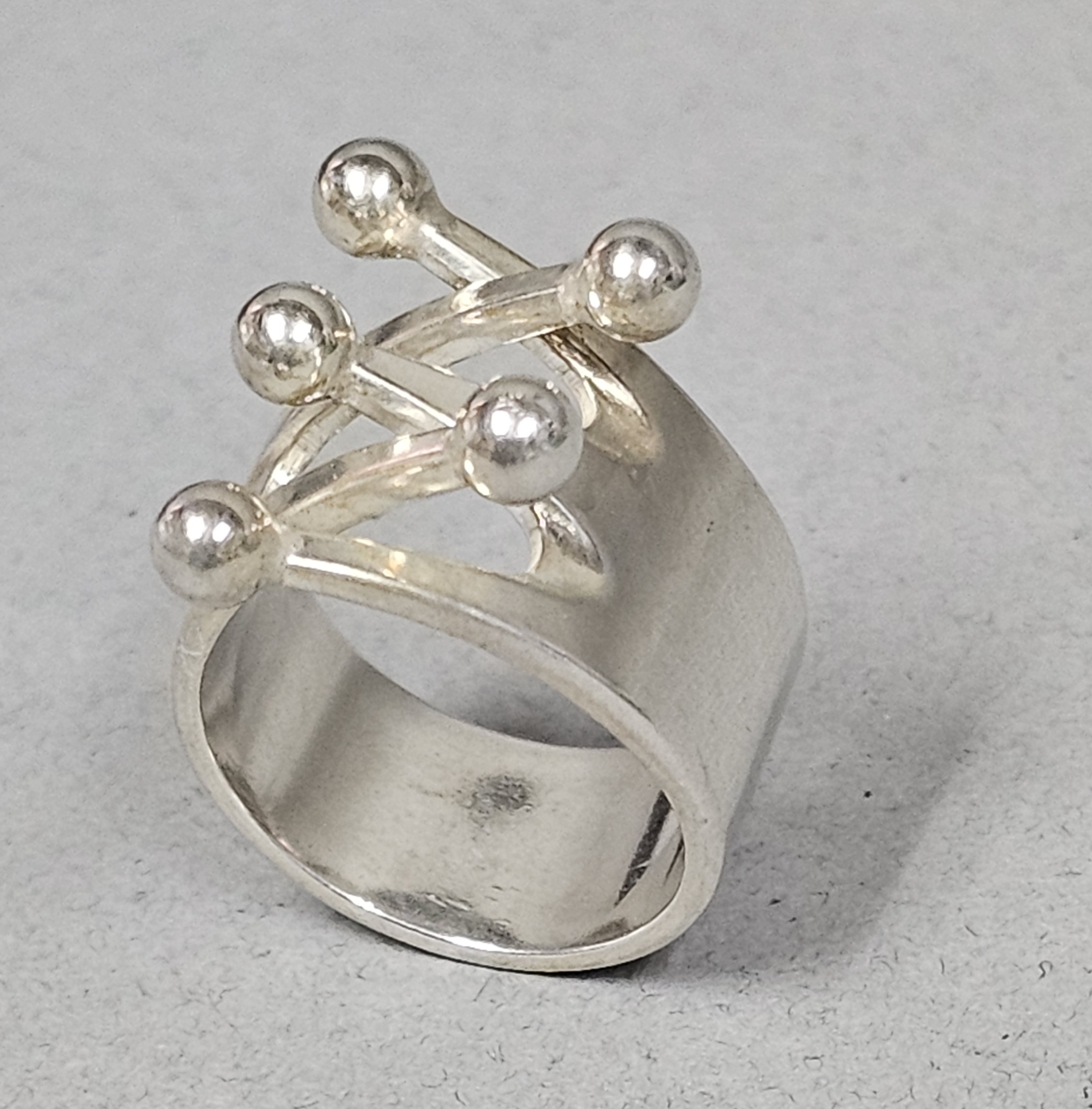 Anna-Greta Eker Sterling Silver Ring 9.3 Grams