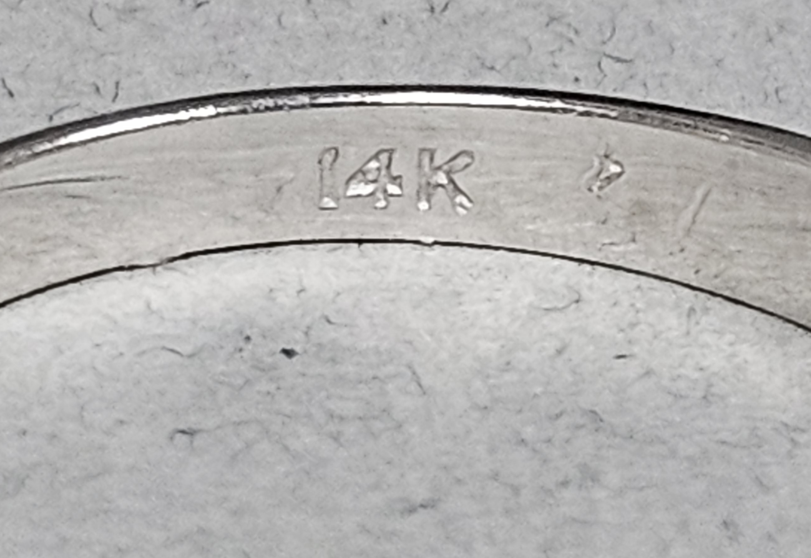 Starfire 14K Engagement Ring Semi-Mount & Band 4.8 Grams