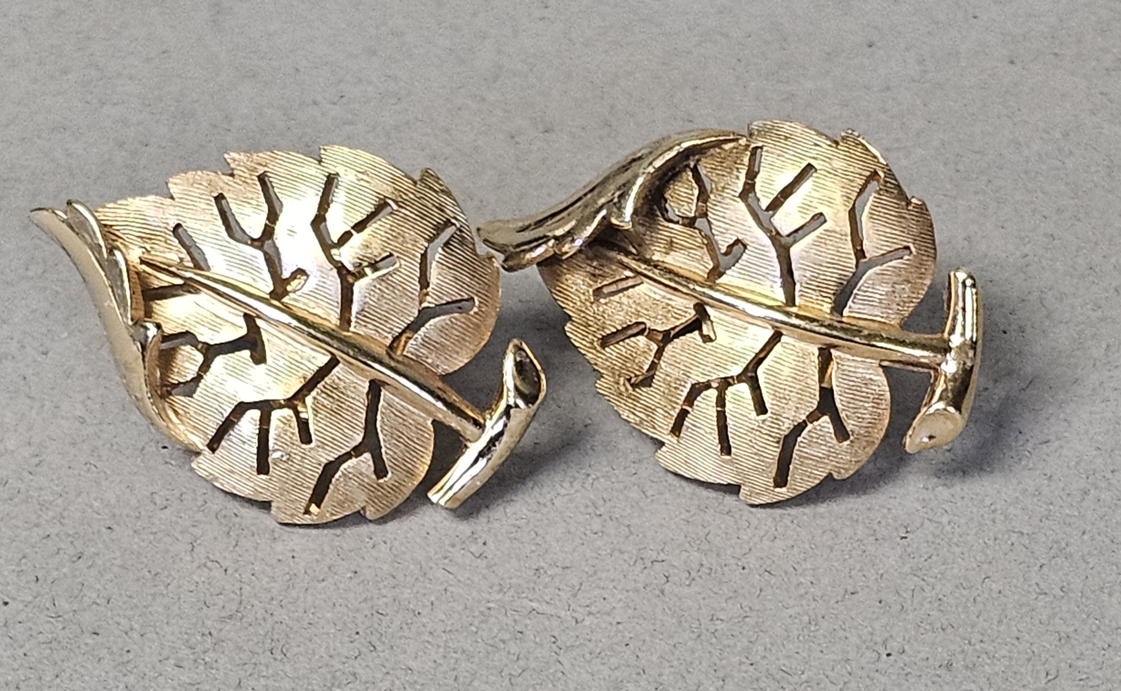 Crown Trifari Mid-Century Brooch & Earrings