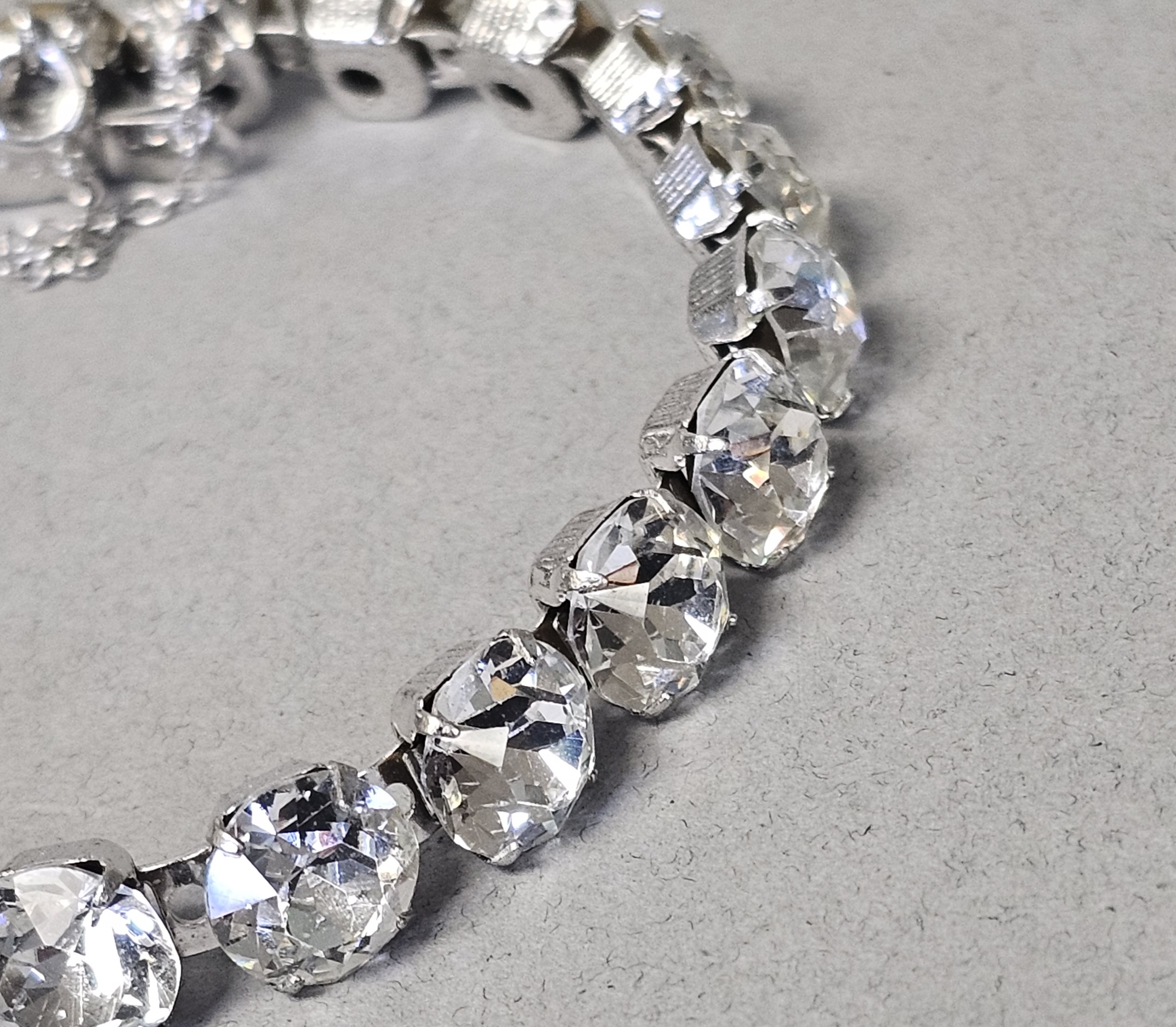 Eisenberg Ice Silver-Tone Clear Rhinestone Bracelet
