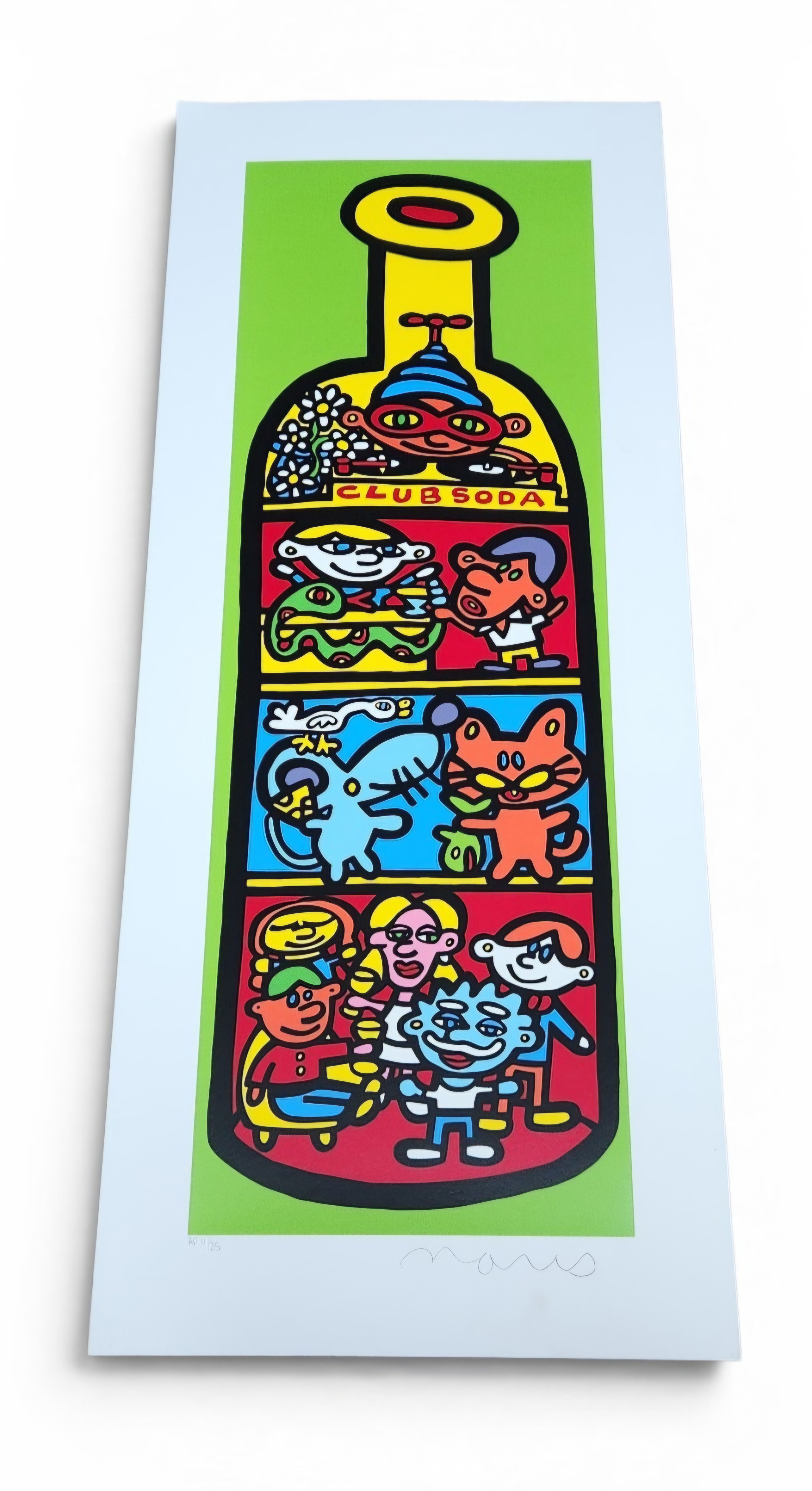Peter Marco Club Soda Screen Print Artist Proof