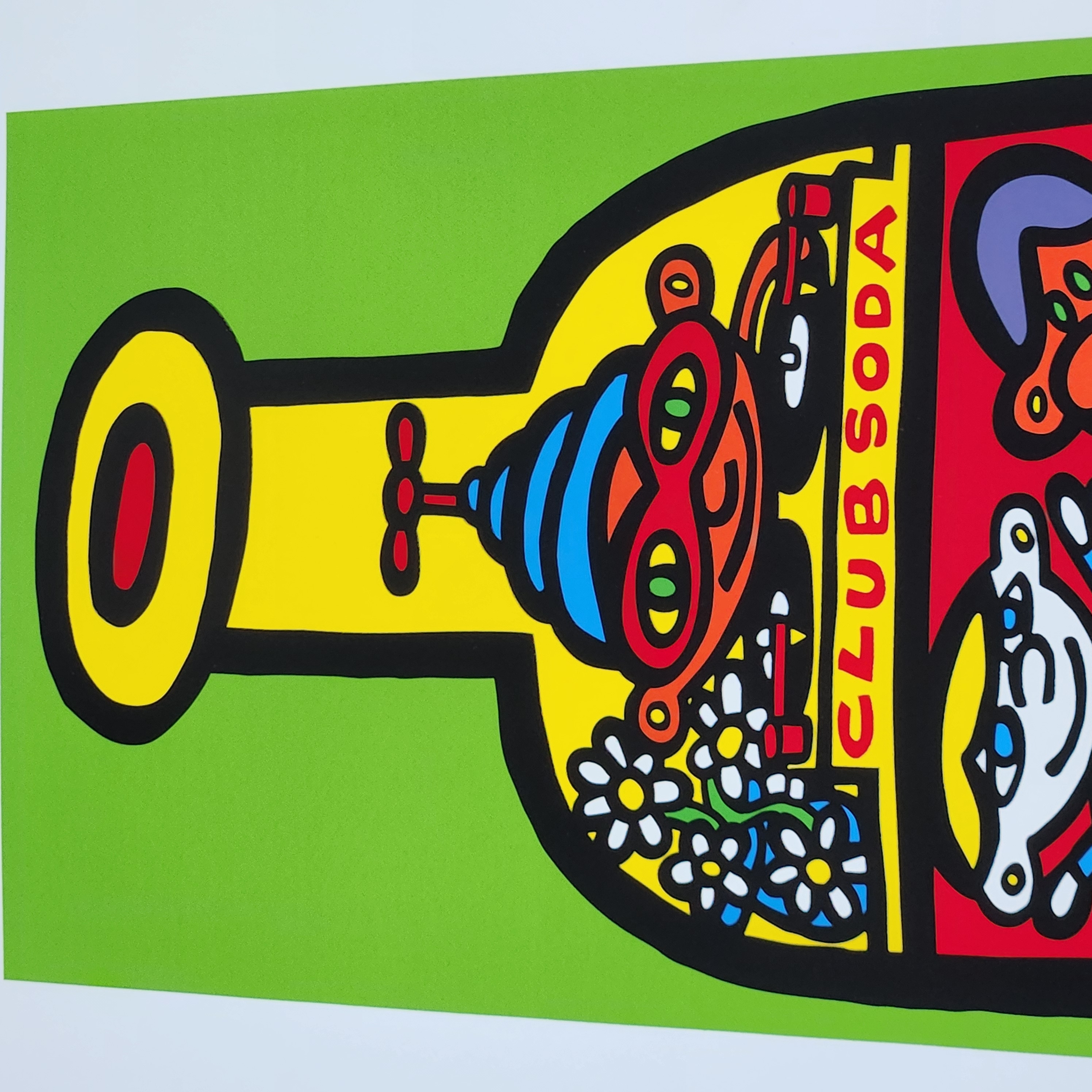 Peter Marco Club Soda Screen Print Artist Proof
