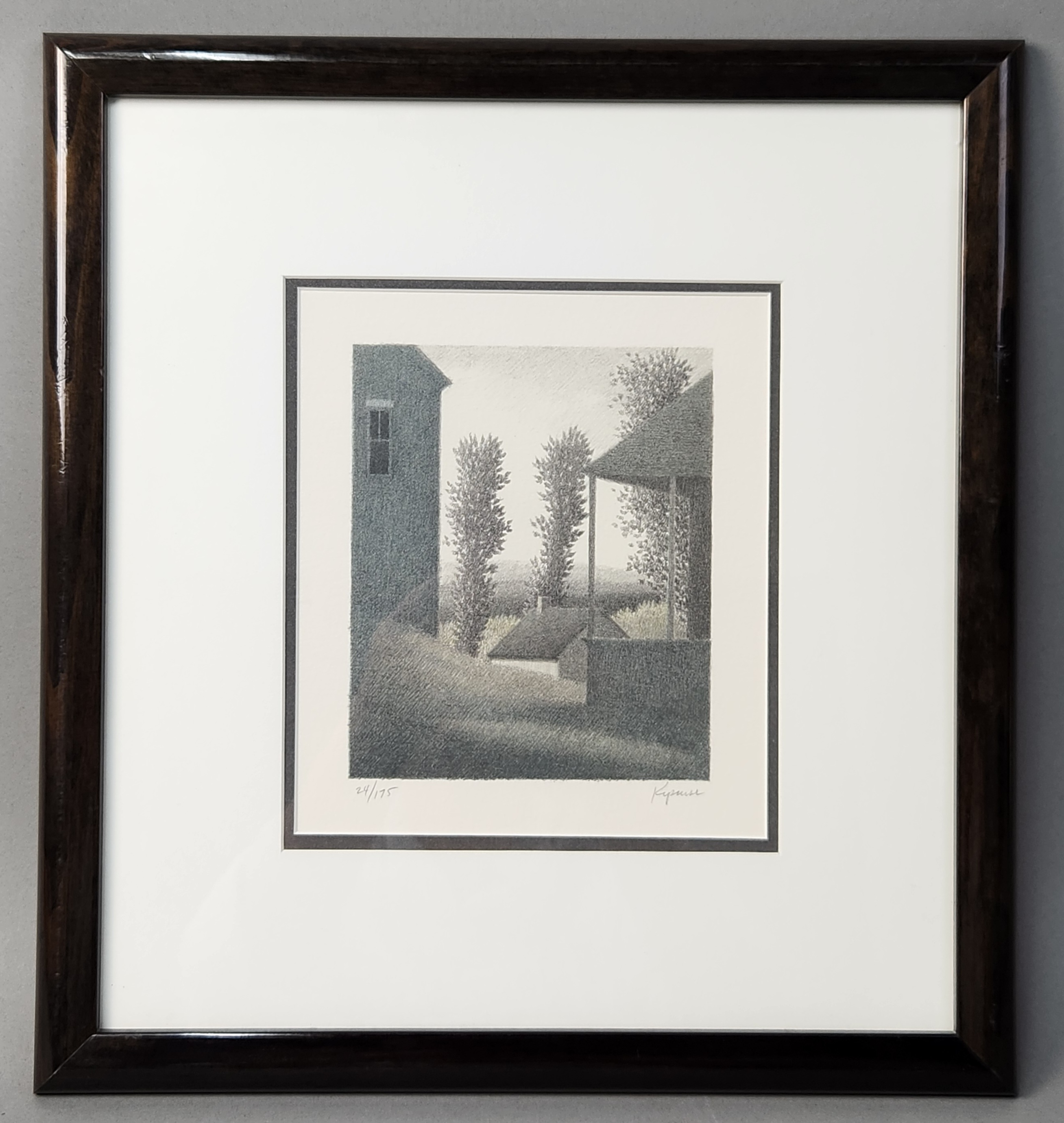 Robert Kipniss Landscape Lithograph