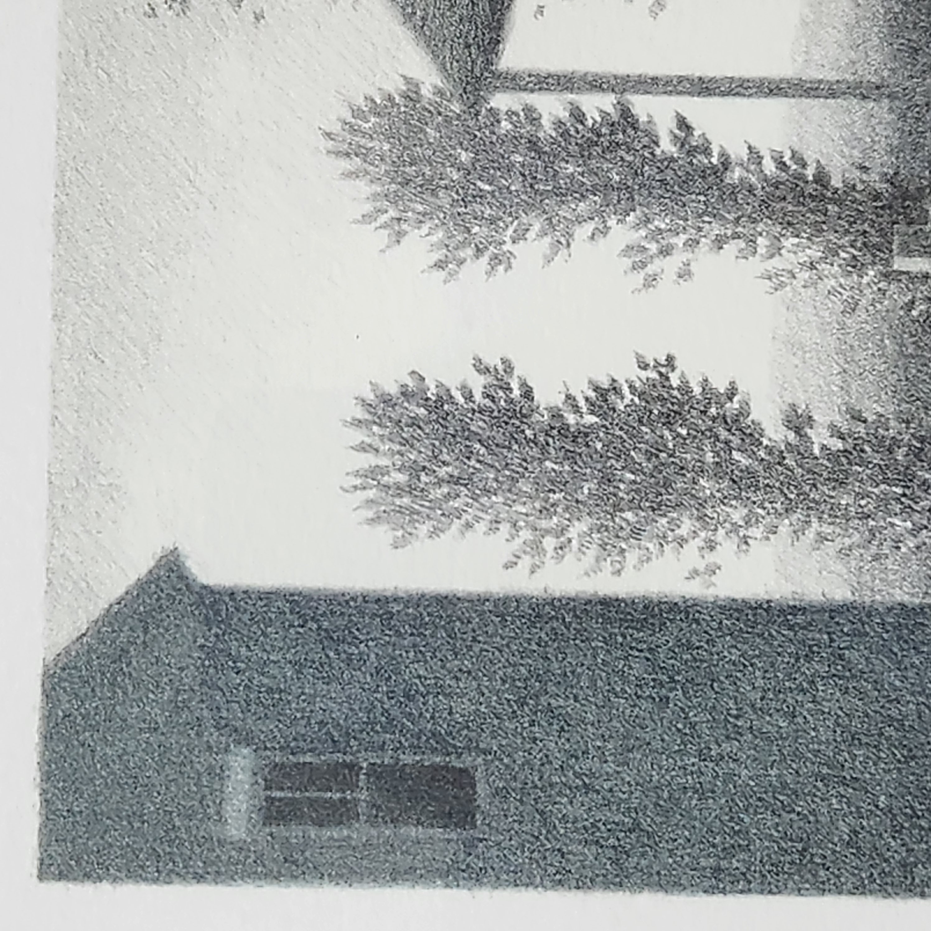 Robert Kipniss Landscape Lithograph