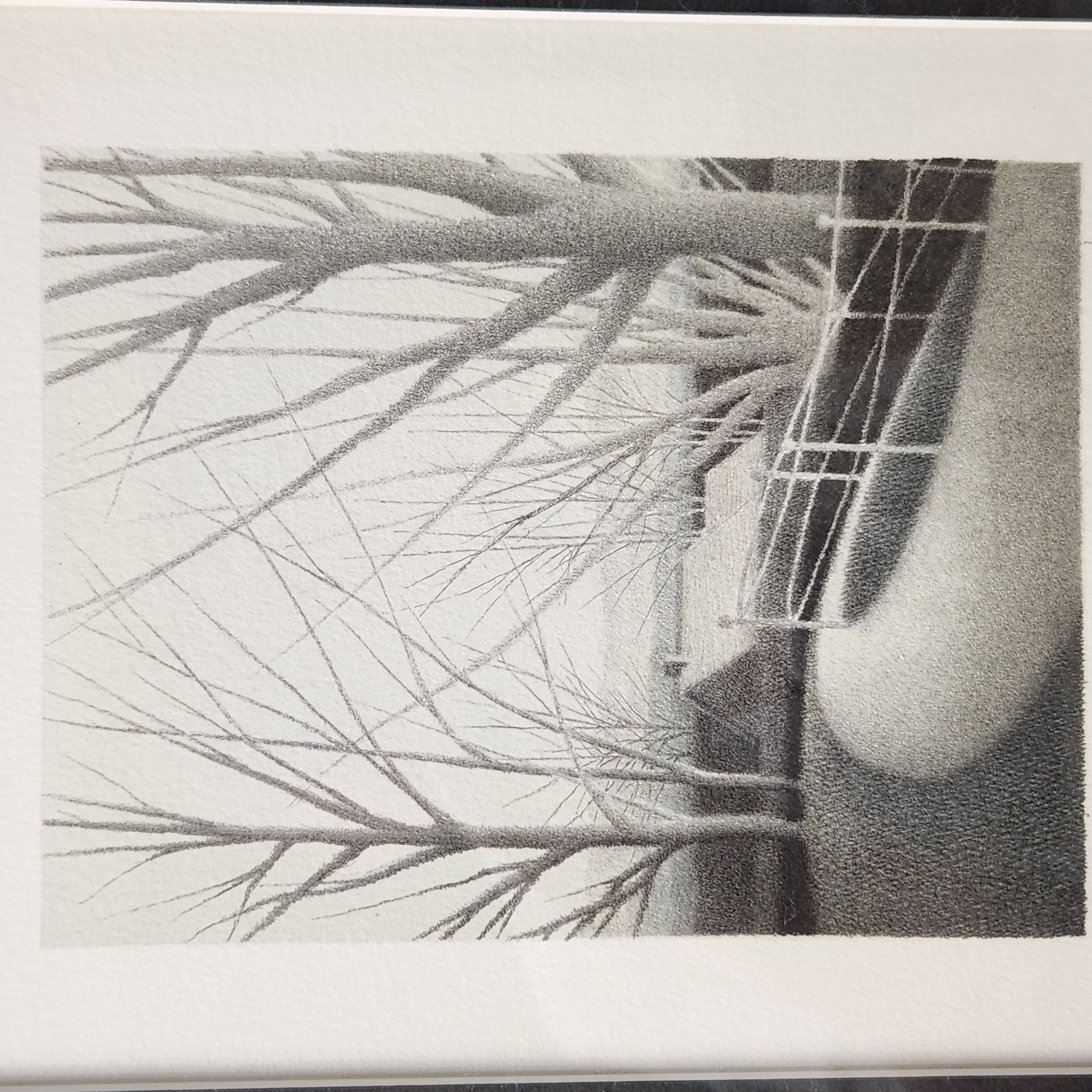 Robert Kipniss Winter landscape Lithograph
