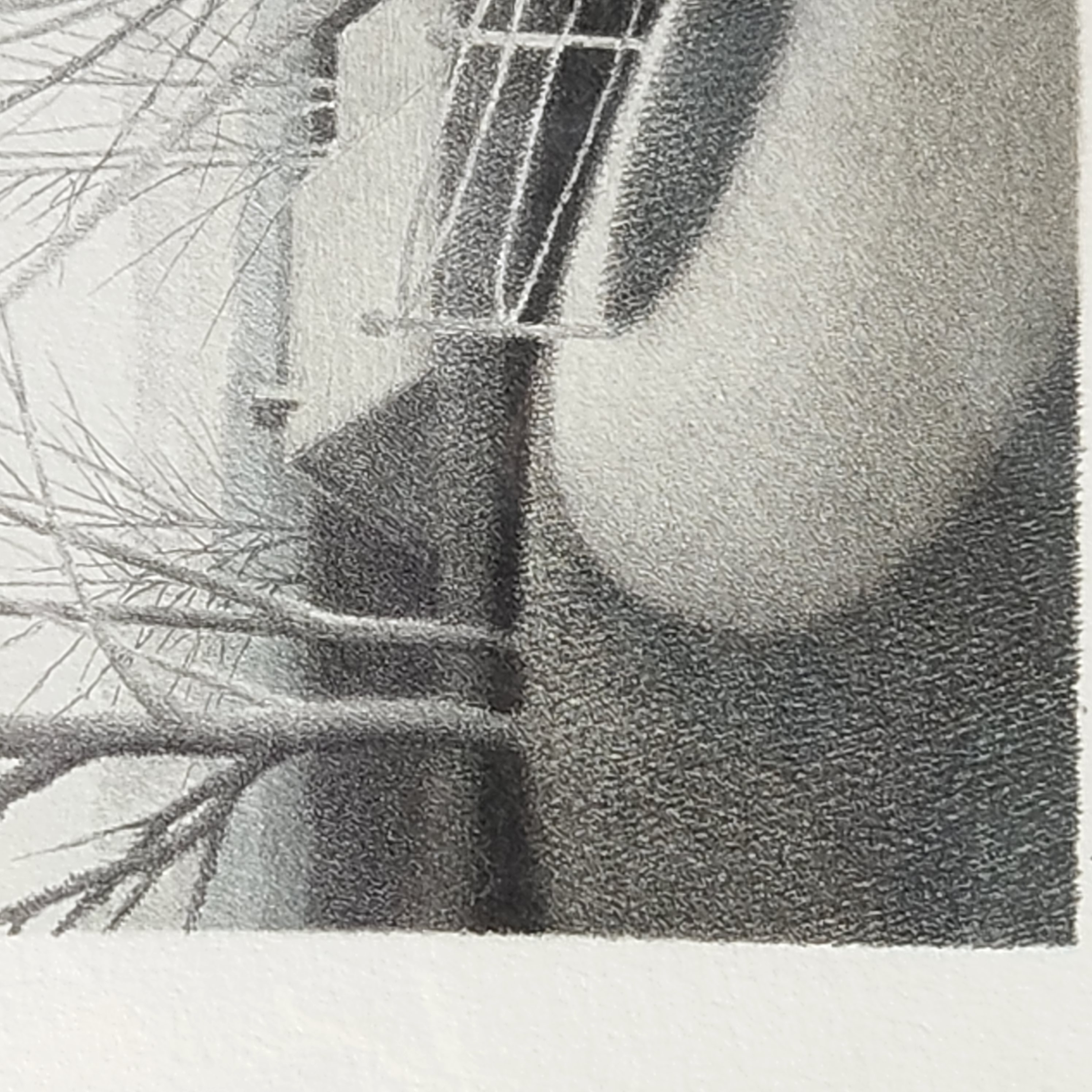 Robert Kipniss Winter landscape Lithograph