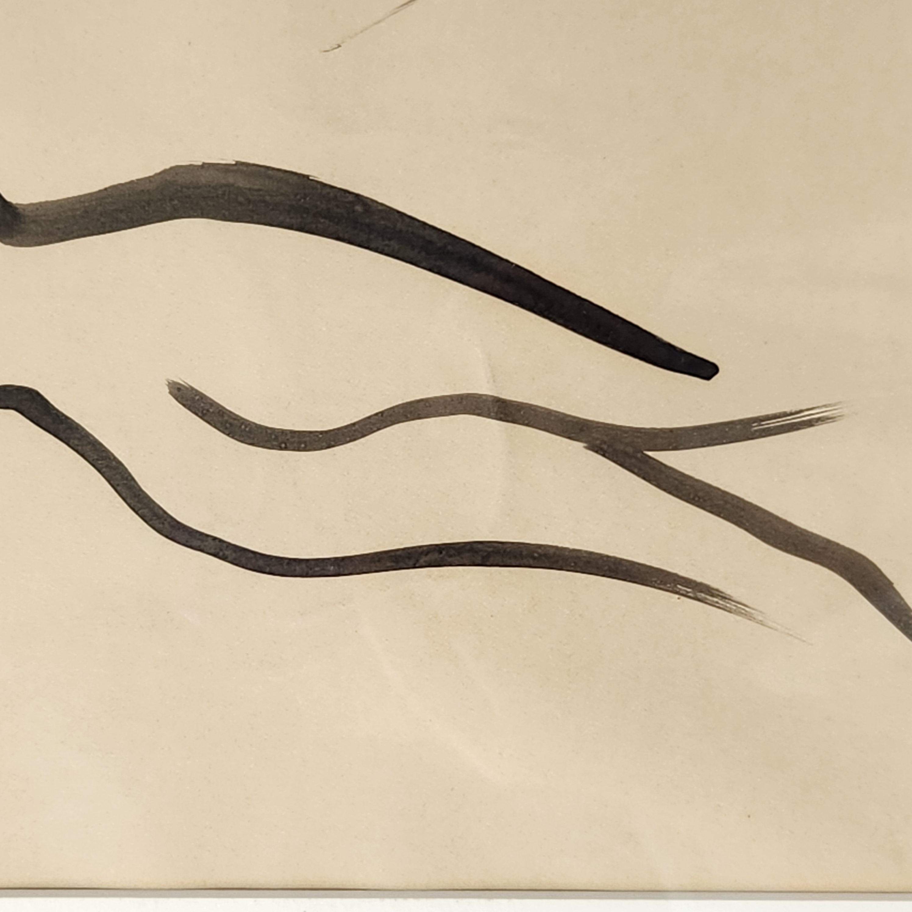 Anatoli Zverev Female Figure Ink on Paper