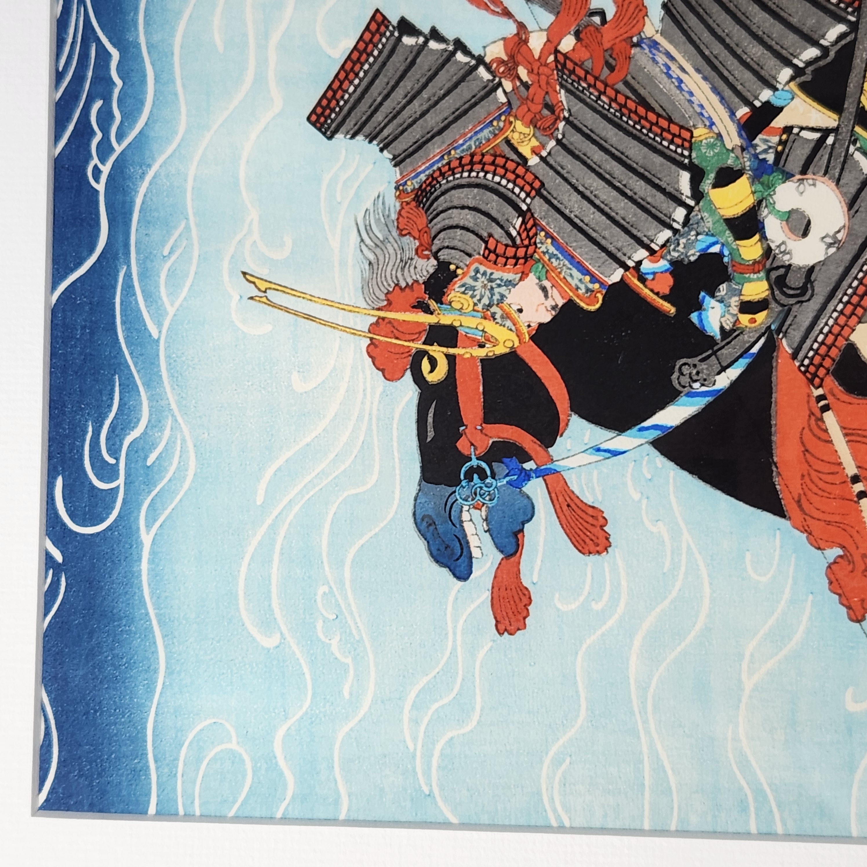 Warrior Kajiwara Kagesue Woodblock Print