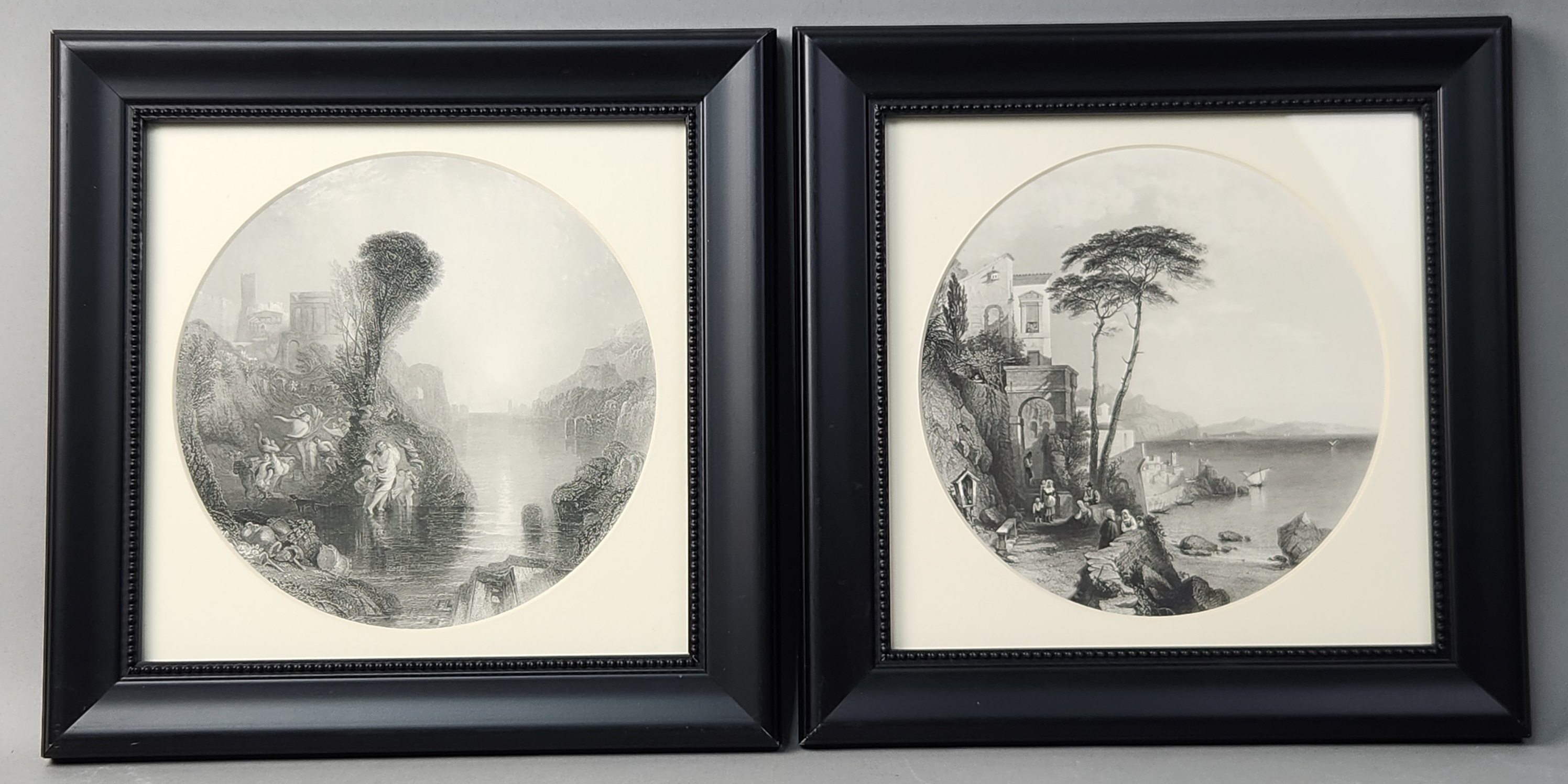 19th-Century Italianate Landscape Engravings