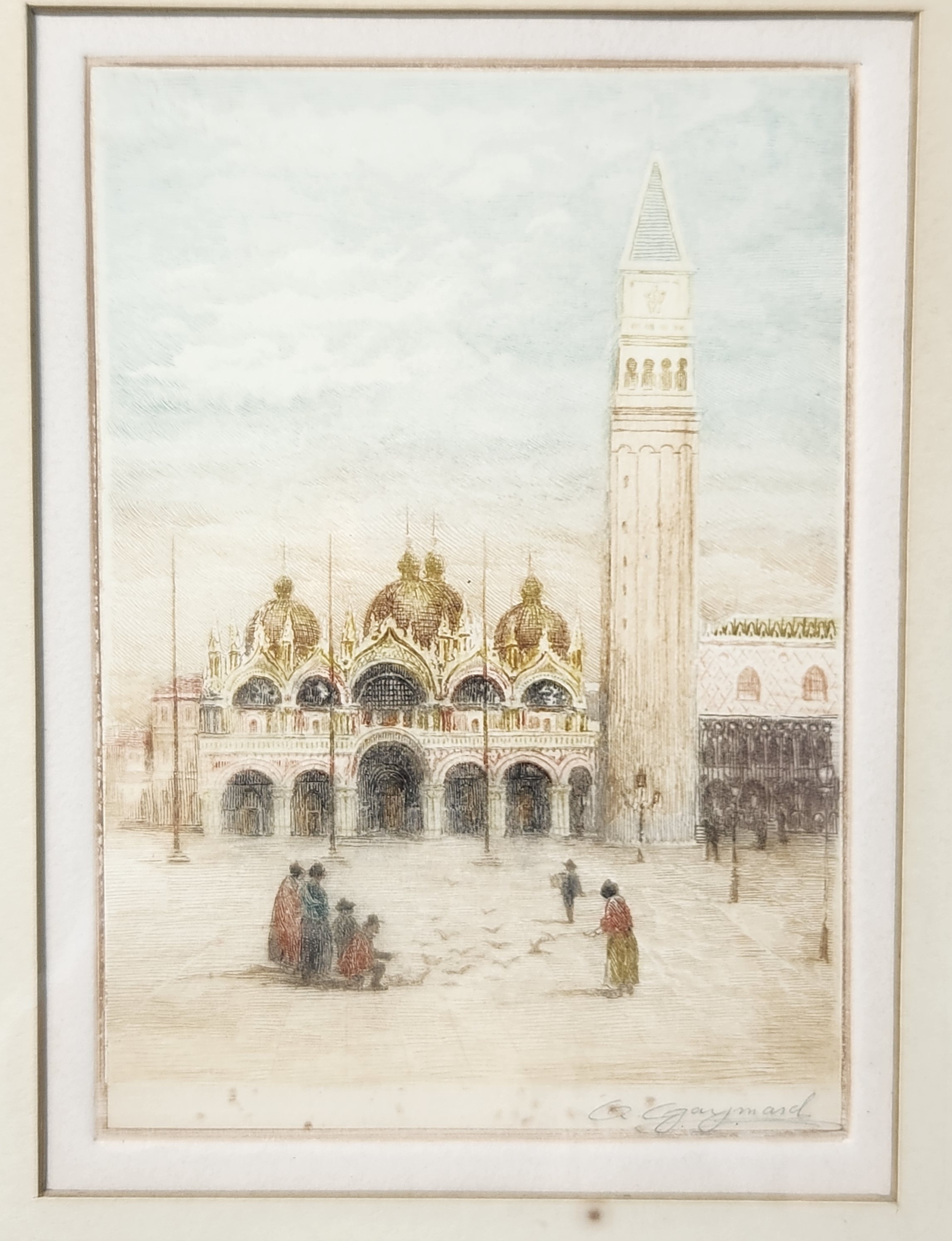 Venice Etching & Persian Miniature Painting