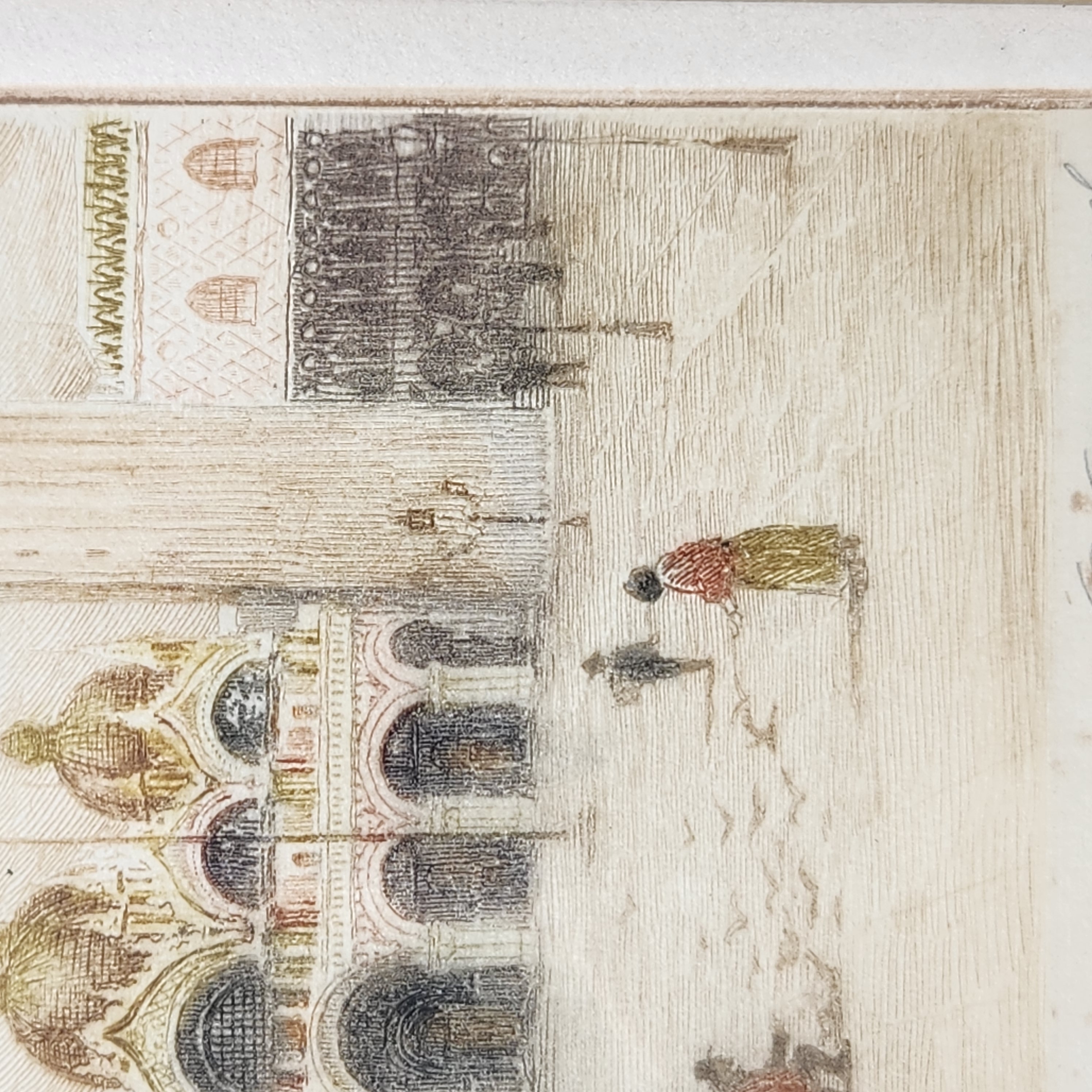 Venice Etching & Persian Miniature Painting