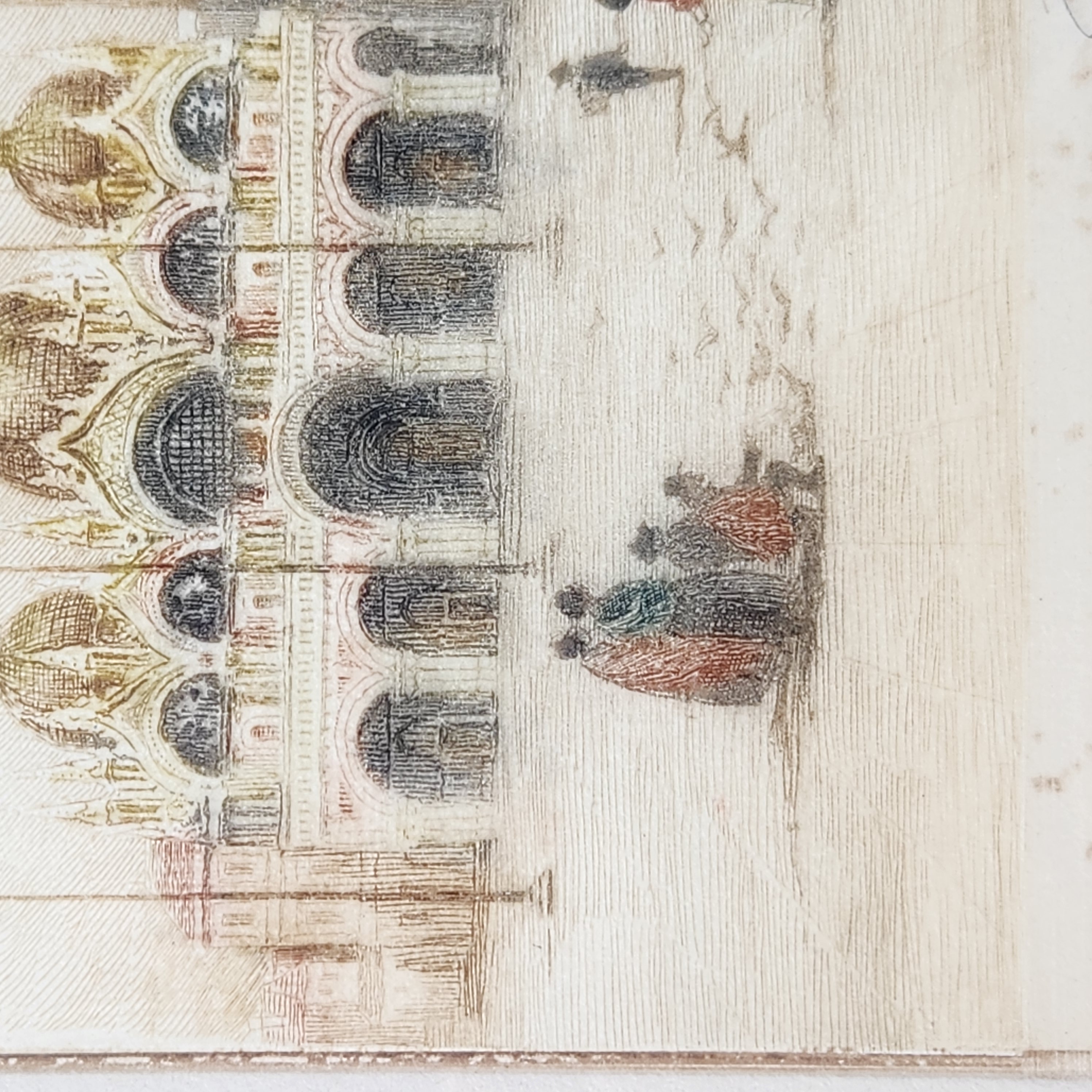 Venice Etching & Persian Miniature Painting
