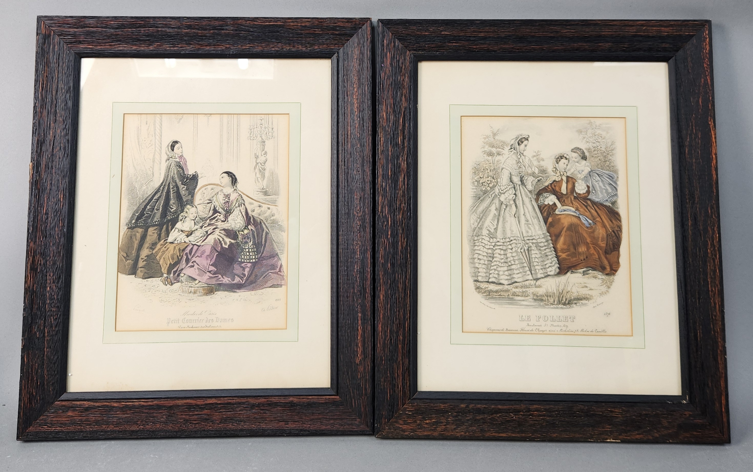 19th-Century French Fashion Engravings