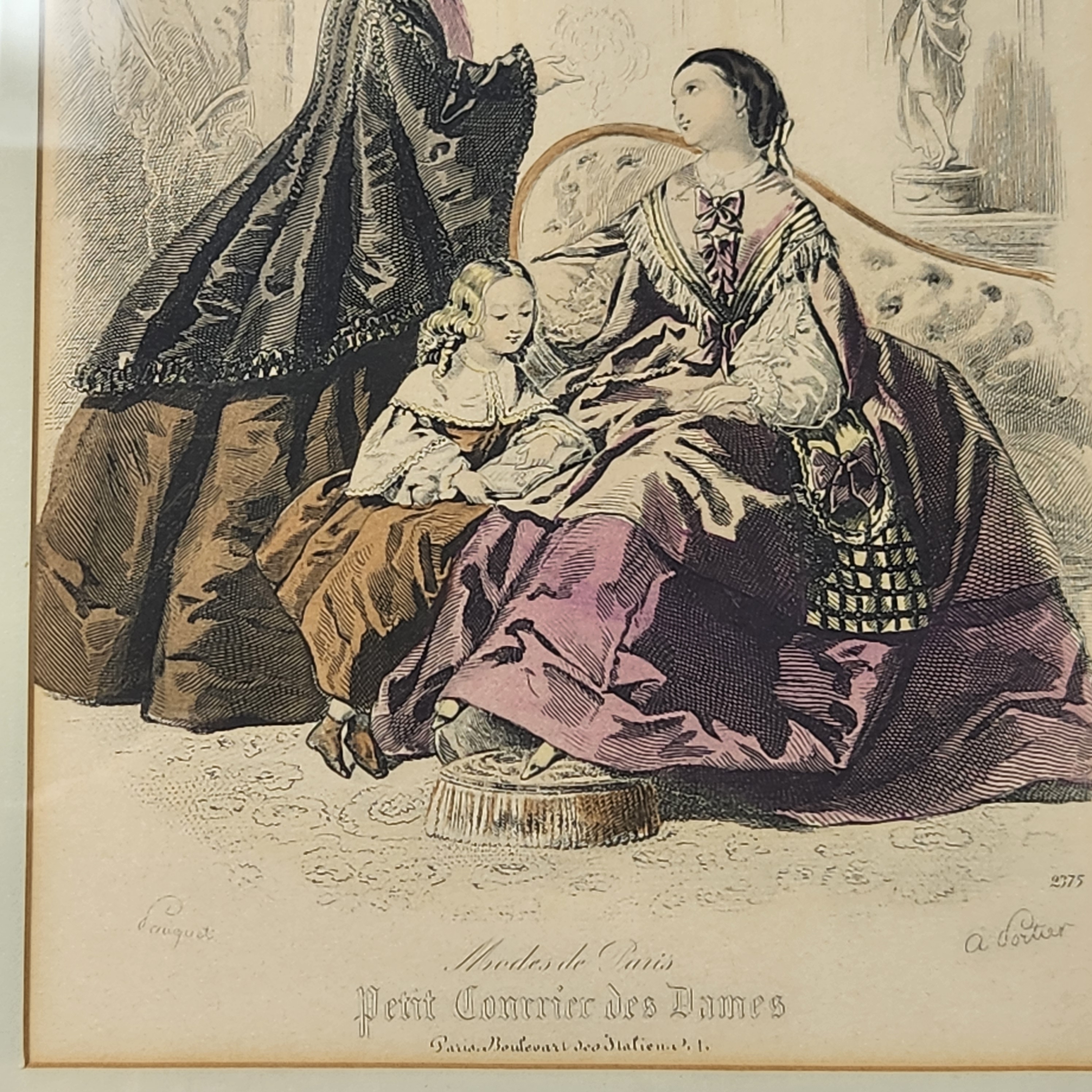 19th-Century French Fashion Engravings