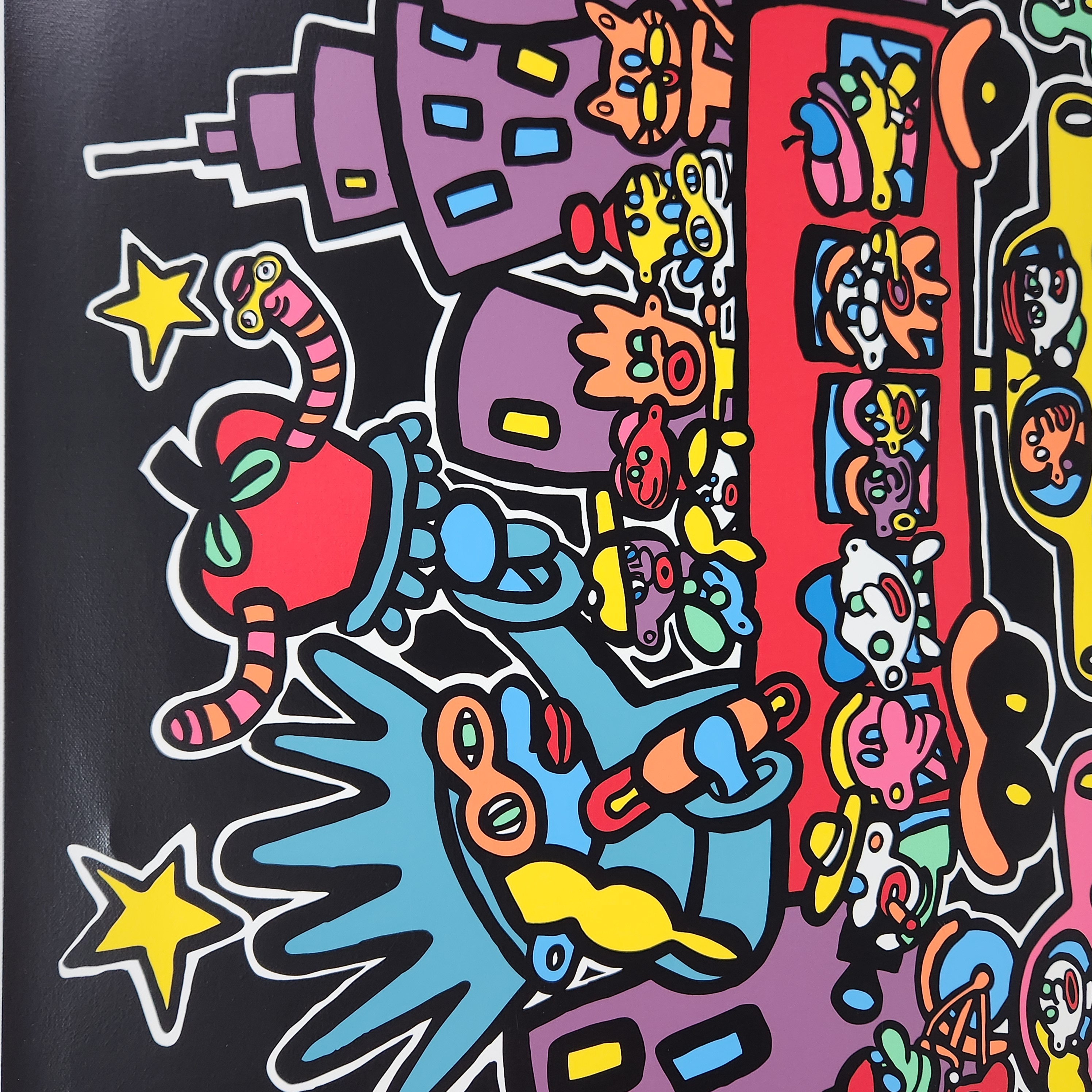 Peter Marco NYC at Night Screen Print