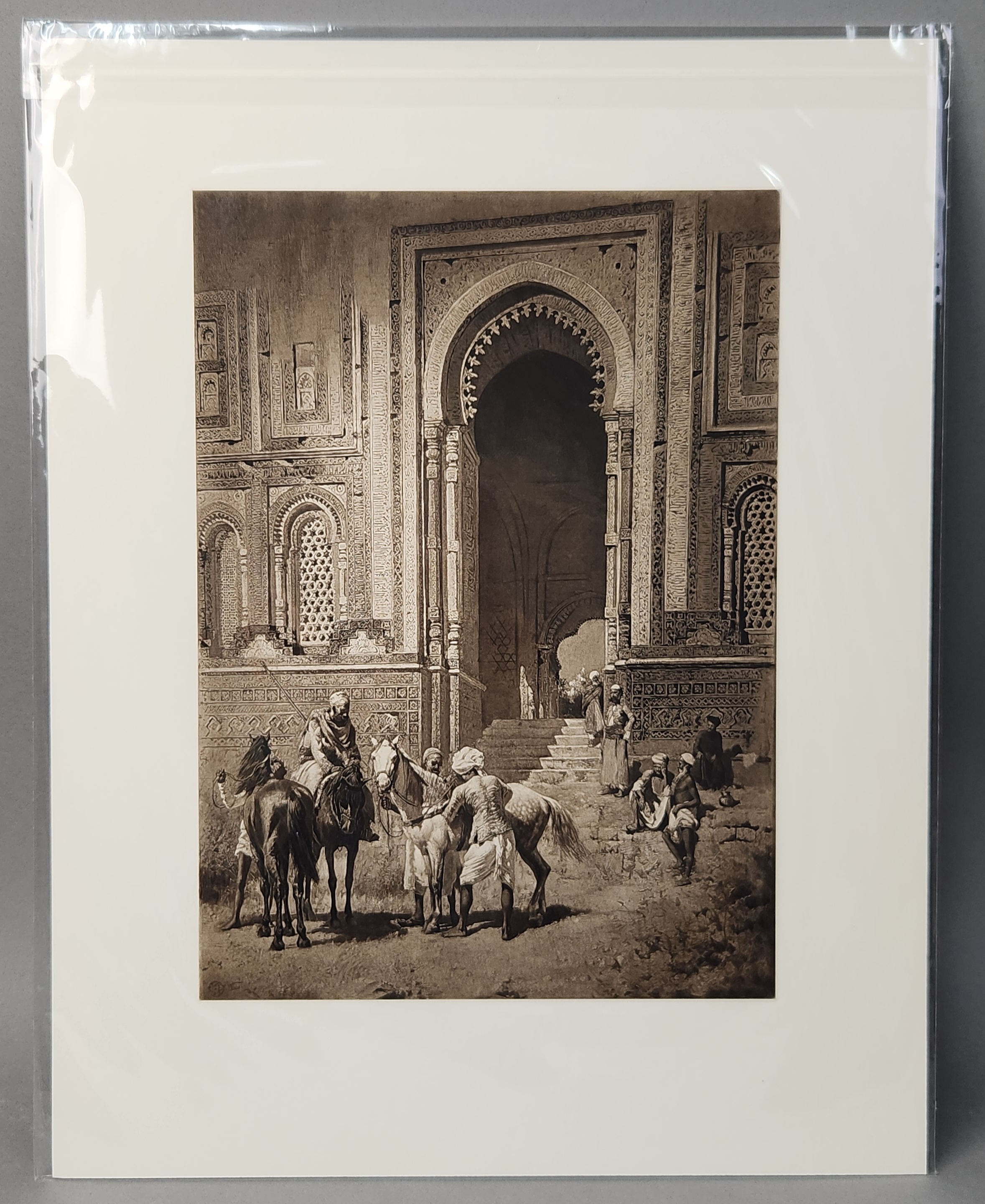 Edwin Lord Weeks Horsemen Photogravure
