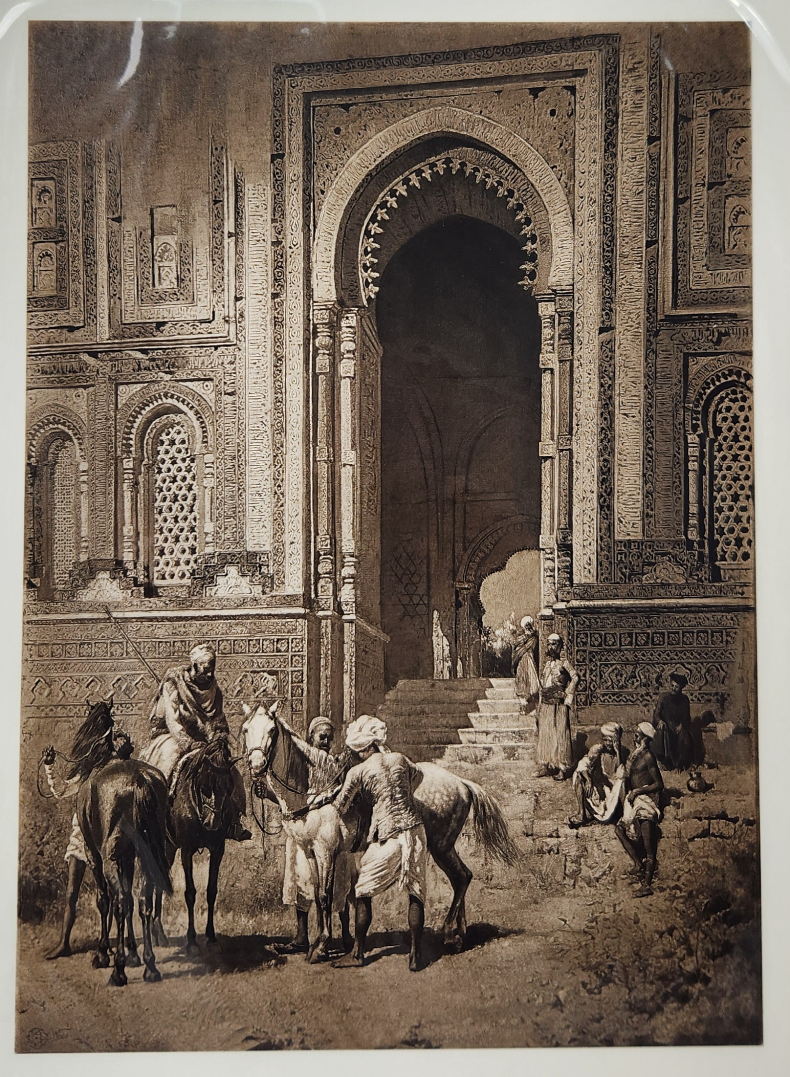 Edwin Lord Weeks Horsemen Photogravure