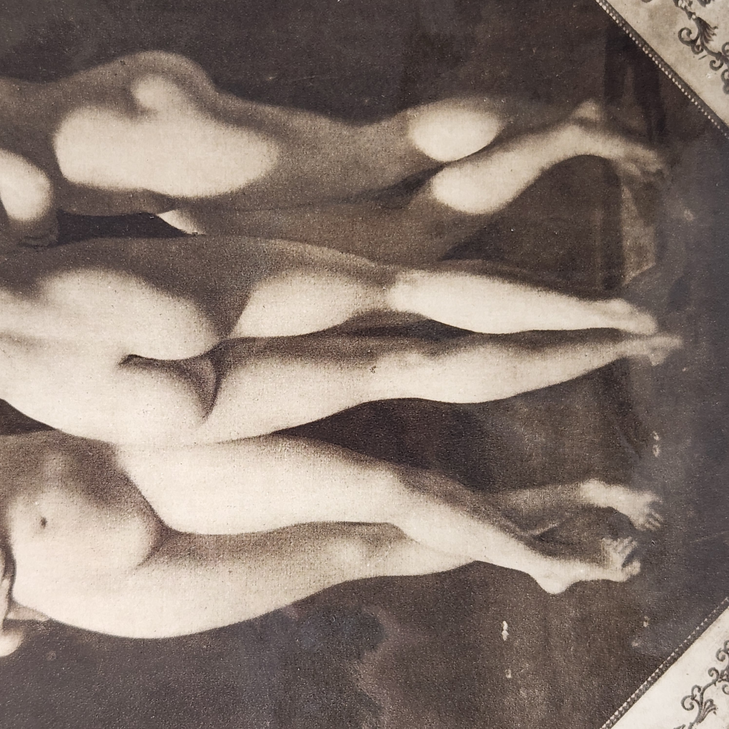 1952 Copperplate Gravure The Three Graces