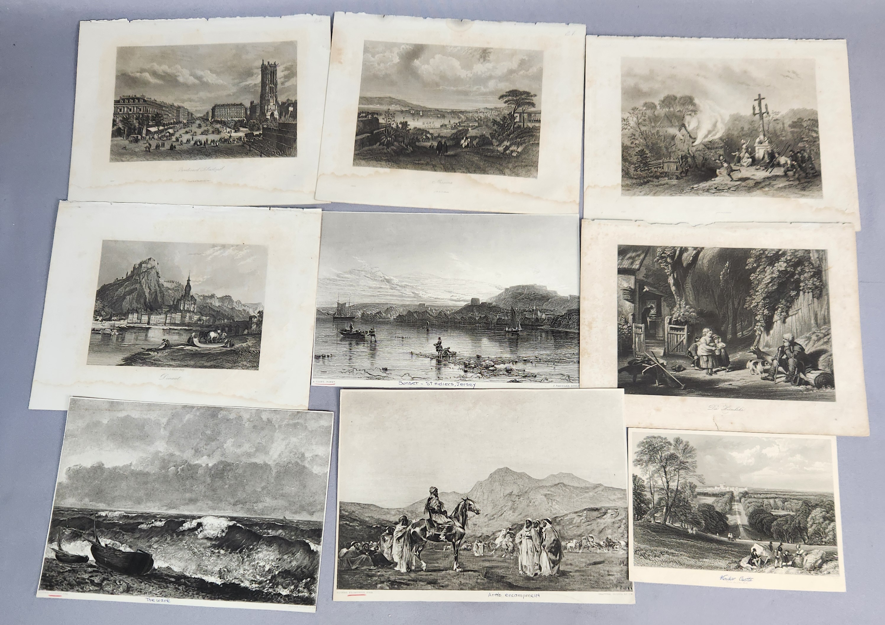 Assortment Steel Engravings & Photogravures