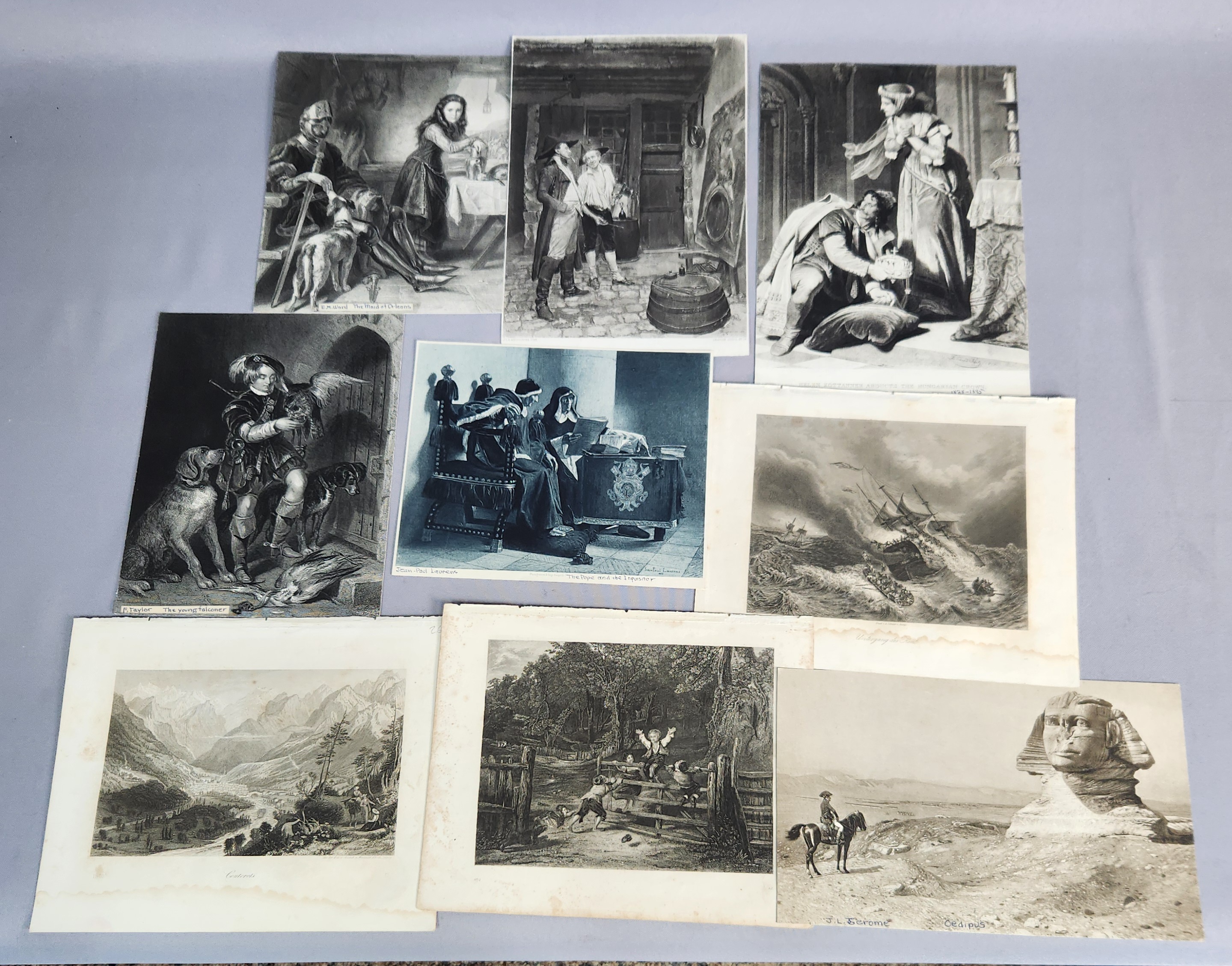 Assortment Steel Engravings & Photogravures