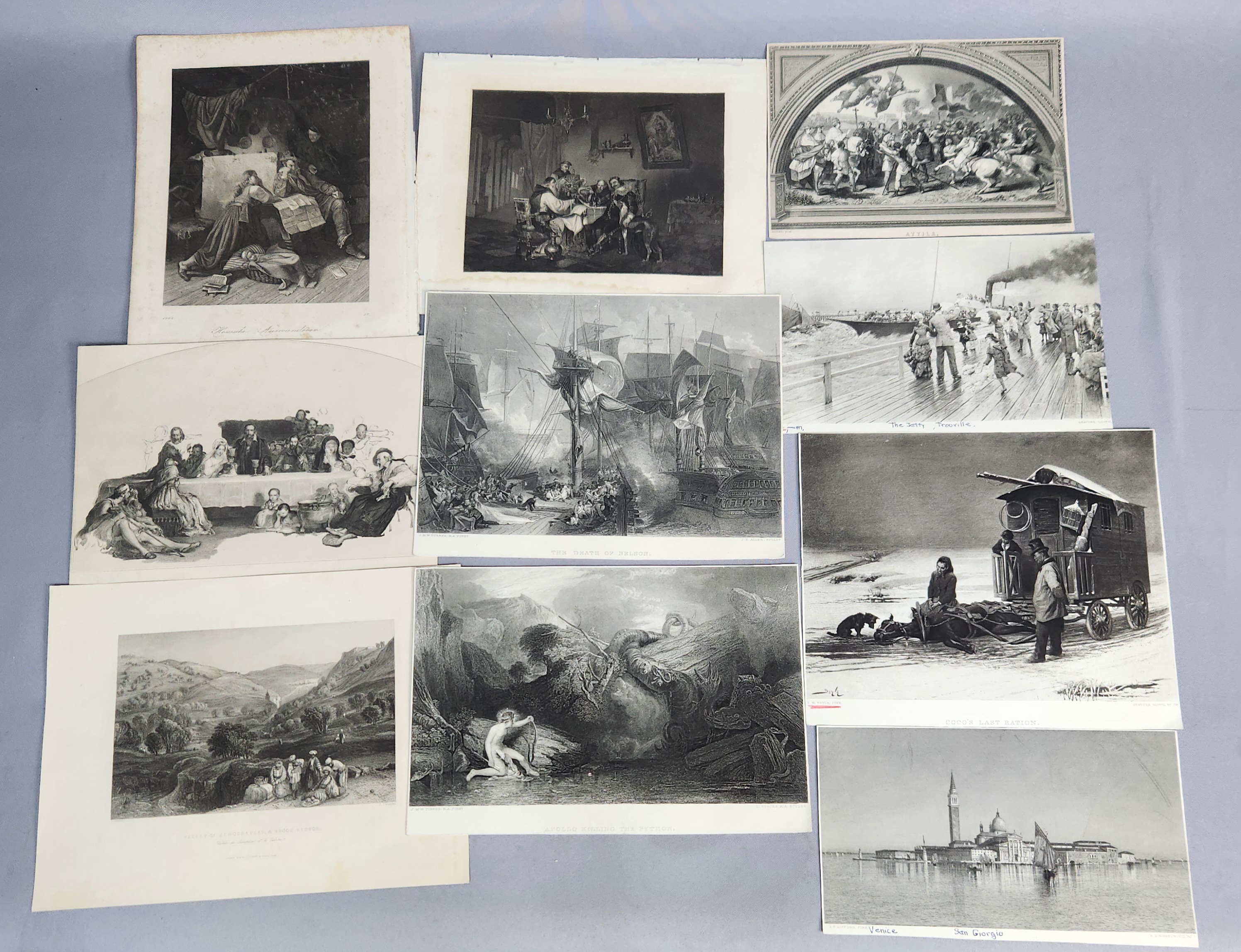 Assortment Steel Engravings & Photogravures