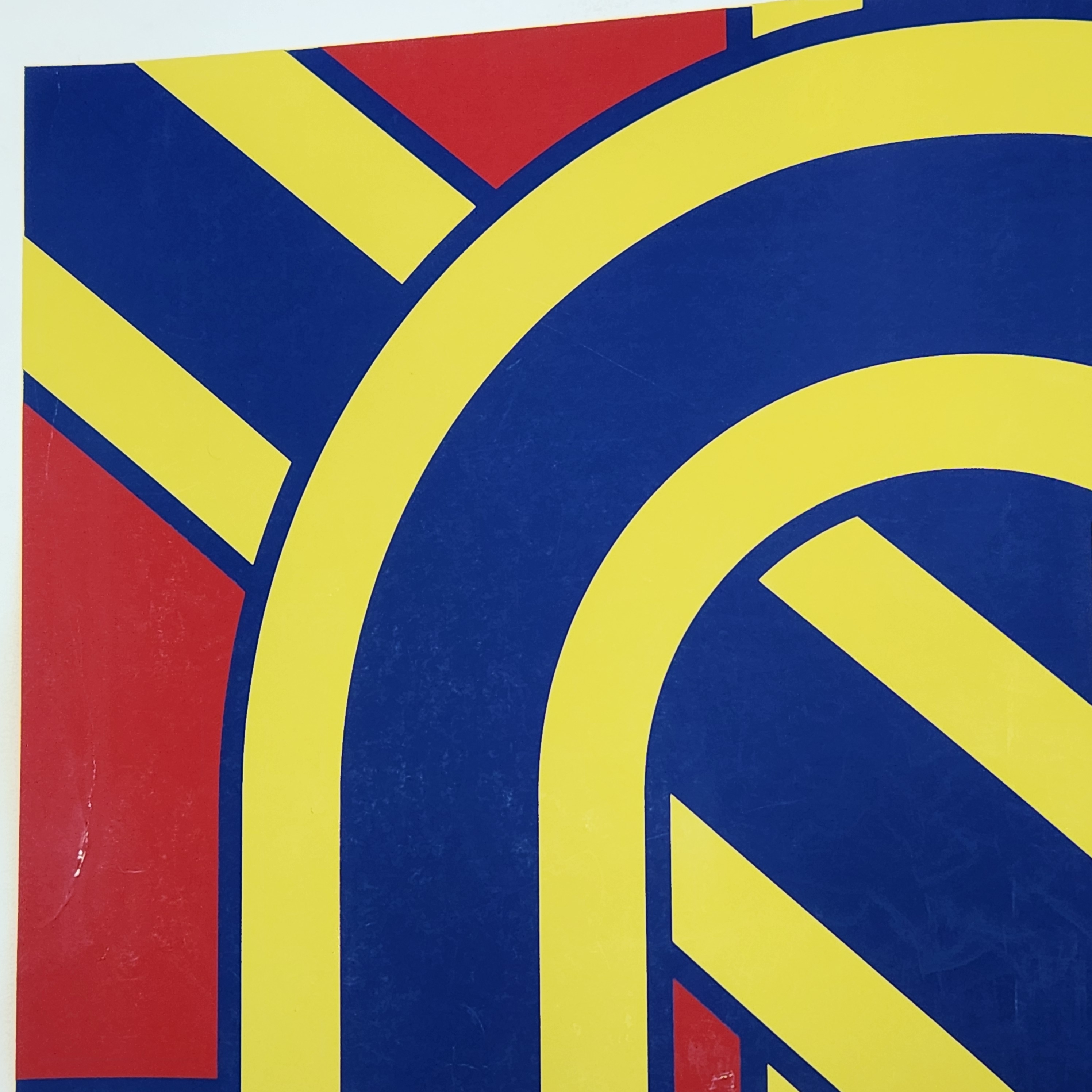 '71 Clark Abstract Geometric Print